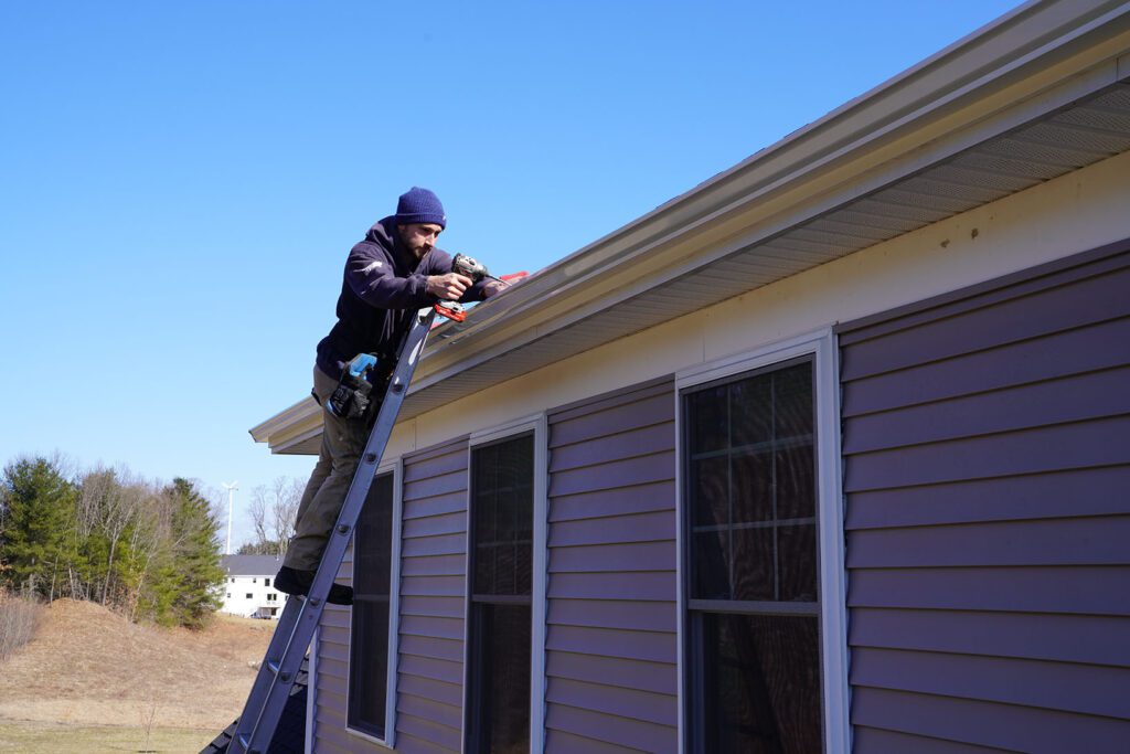 Seamless Gutter Installation In New Hampshire