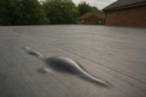 Rubber Roof Bubbles and Seam
